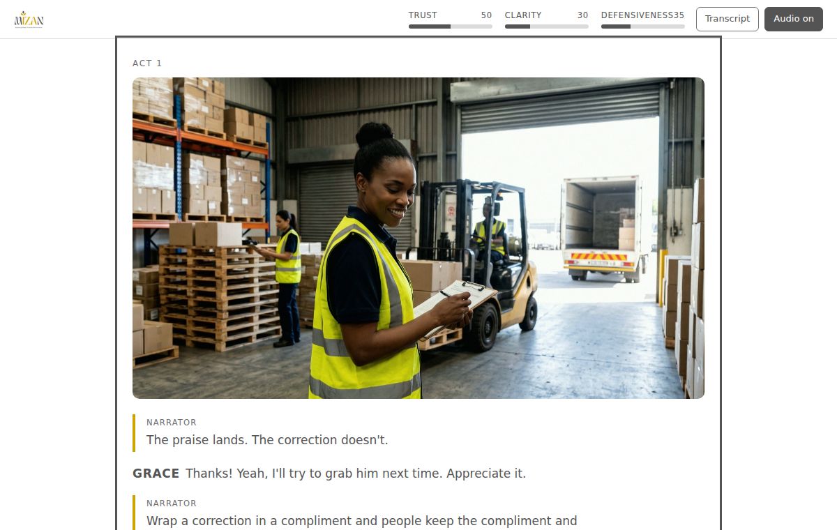 Giving & Receiving Feedback in the Workplace — screen 4